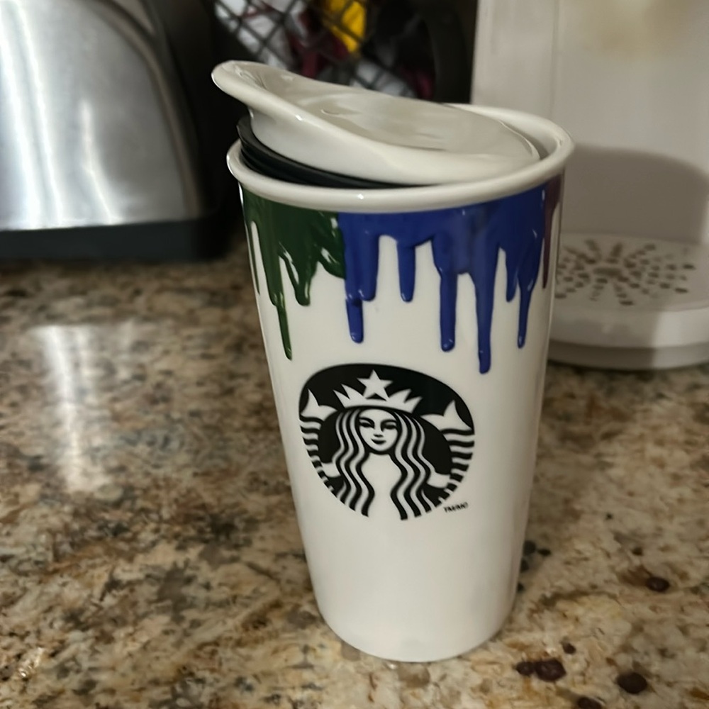 Starbucks band of outsiders cup with lid